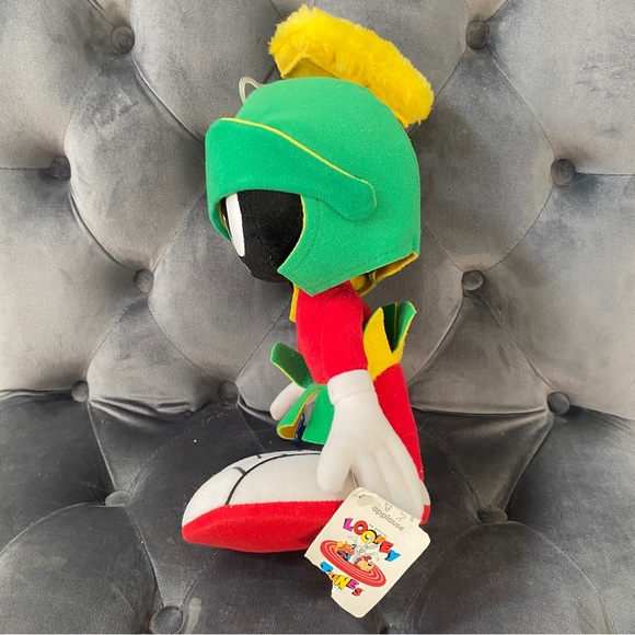 Vintage Looney Tunes Marvin the Martian Plush by Applause 1994 - Picture 5 of 8